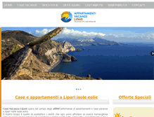Tablet Screenshot of casevacanzalipari.com
